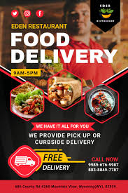 “Food delivery services in Hyderabad advertisement showing restaurant meals and delivery options”